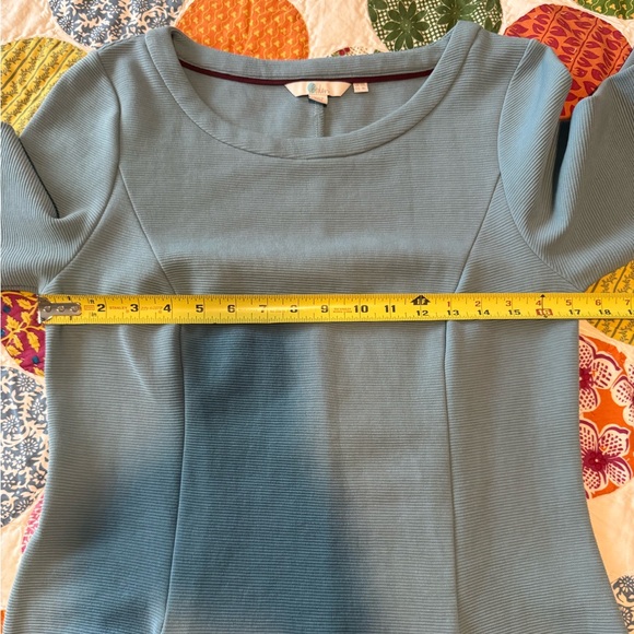 Boden Jasmin Powder Blue Ottoman Dress 8 Long - Picture 9 of 11